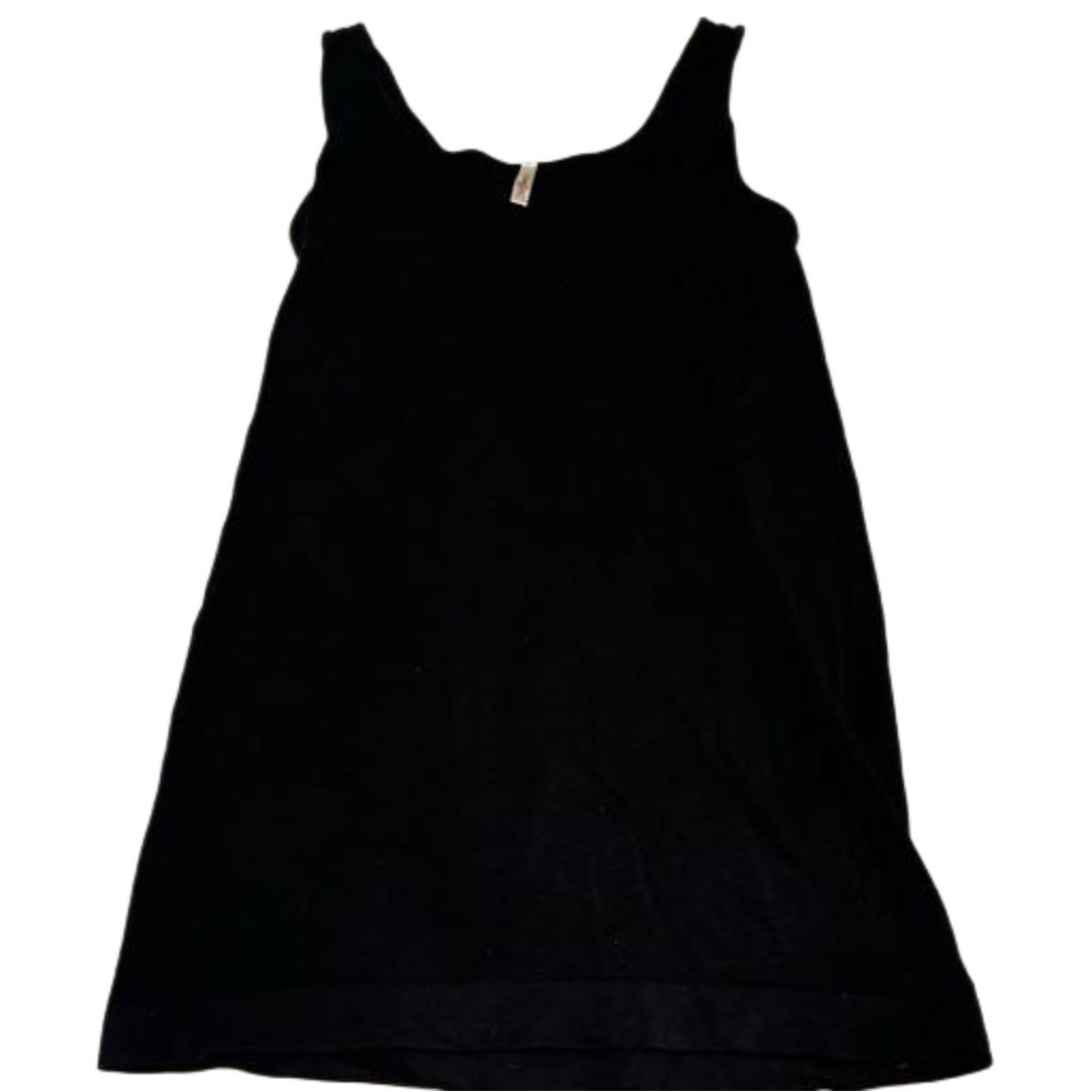 Skinnytees Black Tank Top One Size Fits Most Very Stretchy Nylon Spandex NEW